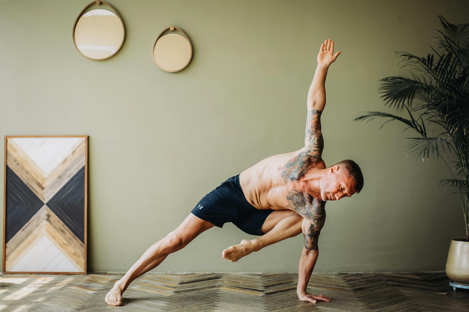 Person i yogastilling – kategori Kroppen